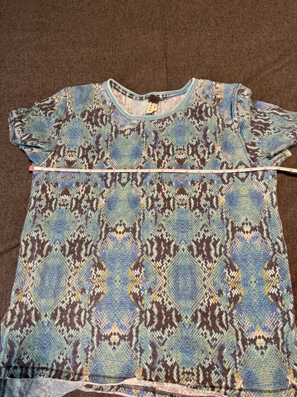 Free People snake print tee, S - Picture 4 of 8